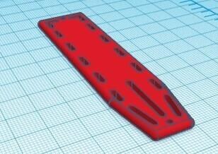 spinal board - column rescue health salvage firefighters toilets tes emergencies back table 3d print model - Mito3D