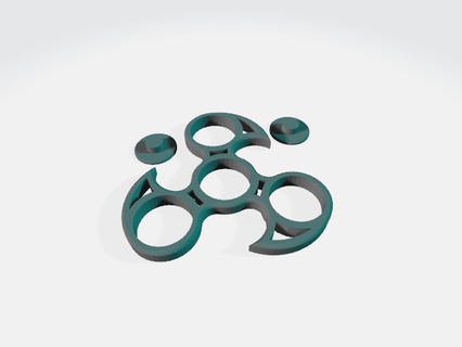 spinner oyuncaklar anti stress fdm merkez 3d print model - Mito3D