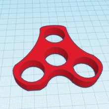 spinner 4 bearing gadget toy 3d print model - Mito3D