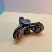 spinner engrenage hélicoïdal jeu 3d print model - Mito3D