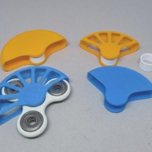 spinner holder game fidget tri-spinner 3d print model - Mito3D