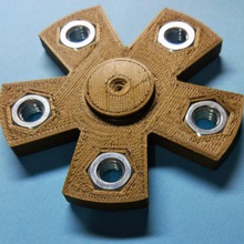 spinner m8 tuerca hexagonal casa 3d print model - Mito3D