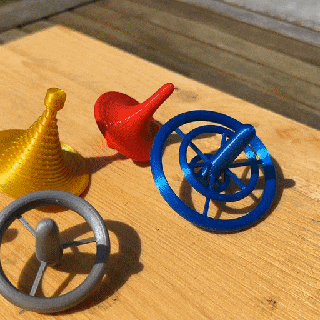 Spinner Pack Volumen 01 rotieren drehen Walze Spaß Spielzeug Totem Anfang 3d print model - Mito3D