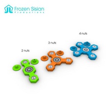 spinners nuts game frozen sisian diy spinner top nut-bolt nut toy spinner-toy spinner-cap 3d print model - Mito3D