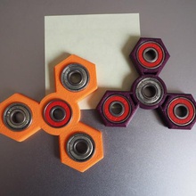 Spinner o3d v1 orange v2 lila Spiel fidget olba3dprinting rot 3d print model - Mito3D