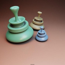 spinning art decor sculpture toy sculptures 3d print model - Mito3D