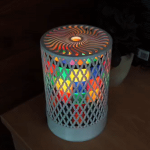 spinning colour lamp lampsxcults 3d print model - Mito3D