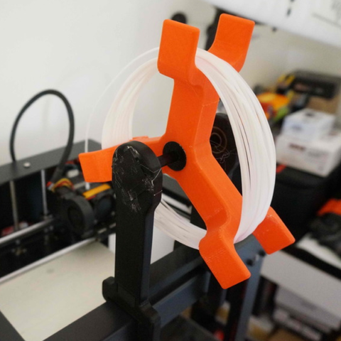fiação de filamentos contínuos suporte ferramenta a rotação roda fiar 3D print model - Mito3D