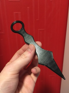 fiação faca kunai spinner 3d impressão 3d print model - Mito3D