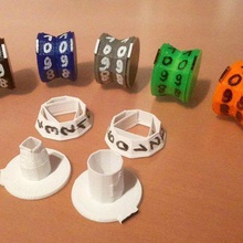 spinning-Zähler für die Lebensdauer Spiel Spielzeug, Spiel-Zubehör mtg Magie sammeln edh commander 3d print model - Mito3D