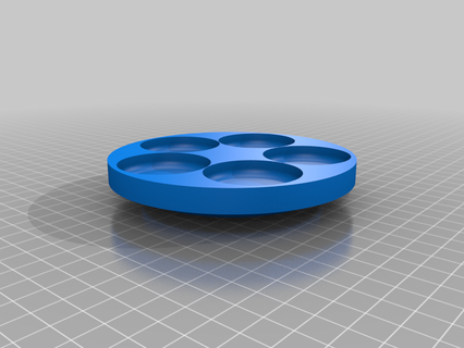 eğirme boya baharat Kulp destek organizatör raf spinner 3d baskı 3d print model - Mito3D