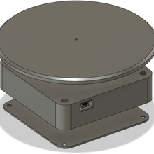 spinning platform photography - mini turntable autodesk fusion 360 fusion360 motorized photogrammetry photoscan turnable turntables diy 3d print model - Mito3D