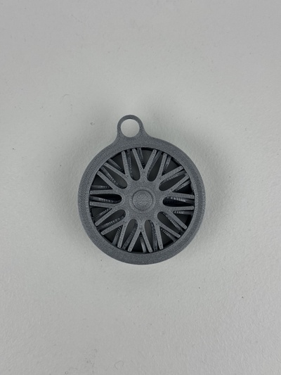 filage jante porte clés roue billes mans 3d print model - Mito3D