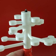 spinning tree toy game mechanical toys 3d print model - Mito3D