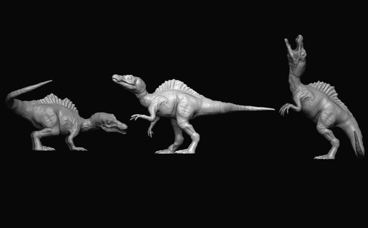 spino hatchlings 3d print model - Mito3D