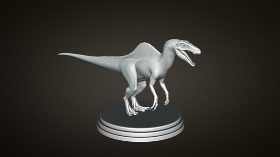 spinoraptor dinosaur 3d printing toy print model toys 3d print model - Mito3D