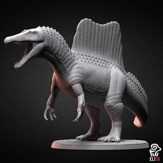 Spinosaurus Dinosaurier Rex rex Dino Dinos Tier Kreatur prähistorisch jurrasisch Park Zahl Miniatur 3d print model - Mito3D
