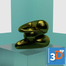 spiral 05 gadget matematik sanatı denge bahar 3d print model - Mito3D