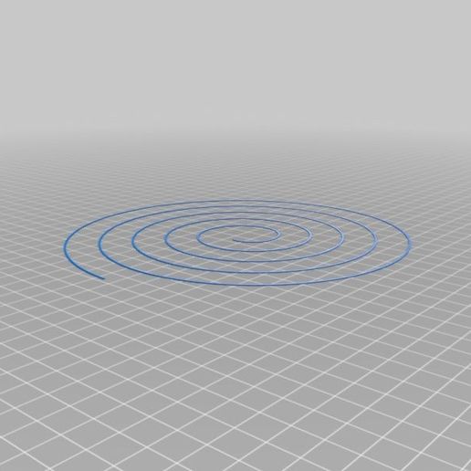 espiral cama planicidade teste 3d_printing 3D print model - Mito3D