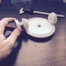 spiral konik dişli oyuncak seti gadget mühendislik masaüstü 3d print model - Mito3D