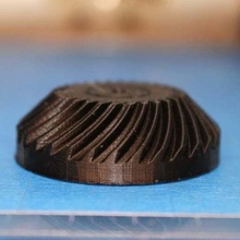 spiral bevel gear featured ultimade 3d print model - Mito3D