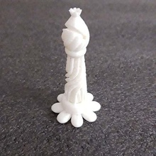 spiral bishop chess piece game abstract classic board 3d print model - Mito3D