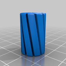spirale boccola margine 1 personalizzato 3d_printer_accessories 3d print model - Mito3D