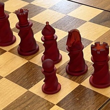 espiral xadrez jogos estratégia arte 3d print model - Mito3D