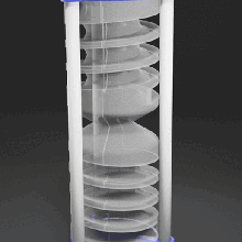 spirale l'horloge 3d print model - Mito3D