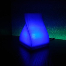 spiral cube lamp home light 3d print model - Mito3D