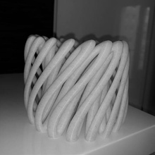 spiral desk organizer various vase spring circular home office decoration 3d print model - Mito3D