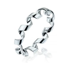 espiral de fibonacci anel jóias anéis 3d print model - Mito3D