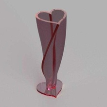 sarmal kalp 2021 aşk amoureux coeur Corazon dekor dekorasyon tasarım Fleur Fleurs çiçek vazo Fransızca kalpler sevgililer gün phifr popüler romantik Rosa 3d print model - Mito3D