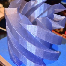 spiral-helix vase home Kunst Dekoration Möbel Skulptur 3d print model - Mito3D