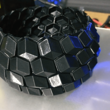 spirale Favo ciotola contenitori 3d print model - Mito3D