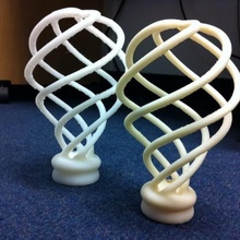 espiral lâmpada escultura a arte destaque newmuseumchallenge esculturas 3d print model - Mito3D