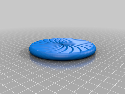 espiral mini marcador disco golfe esporte atividades fisica ar livre 3d print model - Mito3D