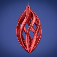 espiral ornamento a casa decoração fusion360 desktopmakes enfeite de natal 3d print model - Mito3D