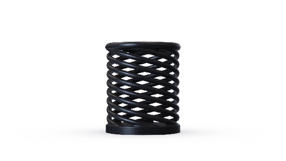 espiral bolígrafo soporte herramienta juguete diseño 3d print model - Mito3D