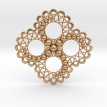 spirale pendente gioielli pendenti 3d print model - Mito3D