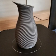 espiral jarro casa 3d print model - Mito3D