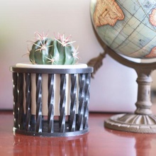 spirale fioriera casa piante grasse cactus fioriere succulente succulente-fioriera plantermodern indoor-fioriera 3d print model - Mito3D