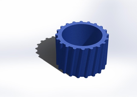 espiral Panela pote geométrico 3d print model - Mito3D