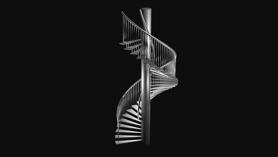 spirale escalier 3d print model - Mito3D