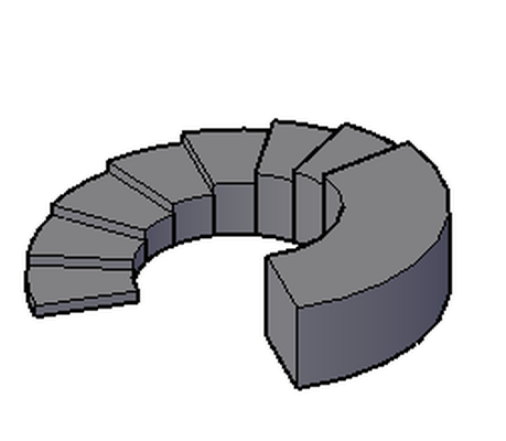 espiral escalera 3d print model - Mito3D