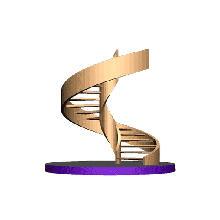 espiral Escadaria arquitetura escada arte matemática casa construção mobília escritório decorar brinquedo 3d print model - Mito3D