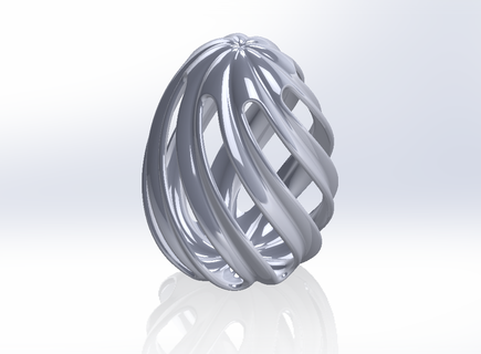 spirale statua casa cono Magia arte vaso 3d print model - Mito3D