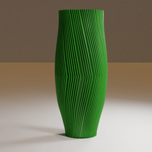 spirale vaso arte stile decorazione ufficio modalità fiori regalo 3d print model - Mito3D