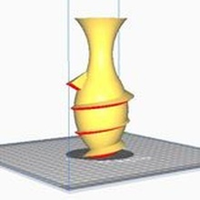 spirale vase 3d print model - Mito3D