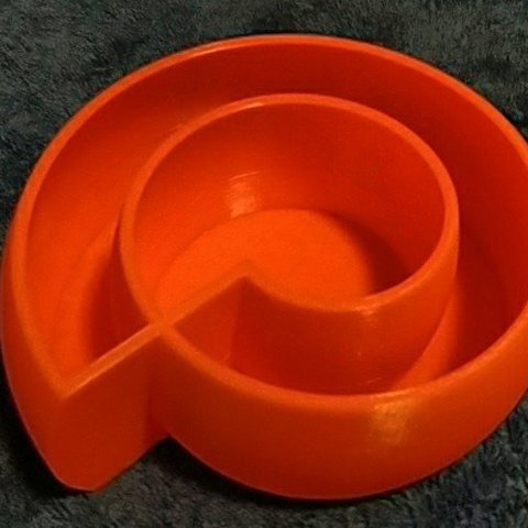 spiralbowl1 home Dekor container 3D print model - Mito3D